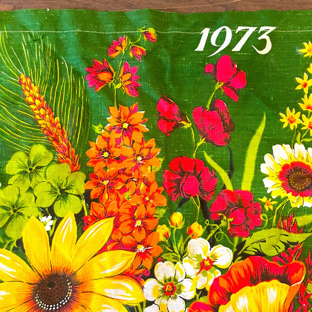 Fantastic 1973 Vibrant Calendar